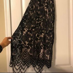 Brand New Express Xsmall black lace cocktail dress